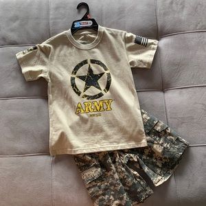Army ACU 2pc Short Set - Small
